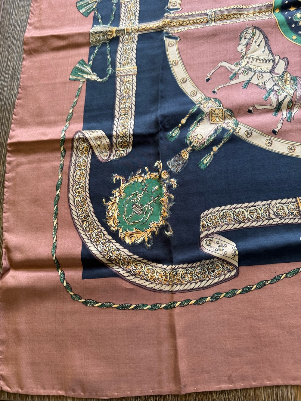 Vintage Valerie Steven’s Equestrian Silk Scarf - Picture 3 of 8